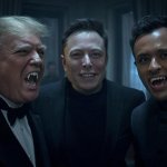 Trump, Musk, Ramaswamy vampires DOGE