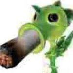 Badass peashooter smocking that pack meme