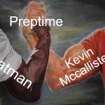 Hmm | Preptime; Kevin Mccallister; Batman | image tagged in memes,epic handshake,batman | made w/ Imgflip meme maker