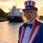 Uncle Sam at Panama Canal meme