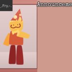 Fry announcement meme