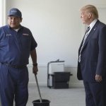 Donald Trump and Mexican H1B essential worker Mar-a-Lago