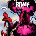 Nightcrawler- Fart Teleportation | PAN-DIMENSIONAL; FART TELEPORTATION | image tagged in nightcrawler bamf,spiderman,fart,teleport,teleportation | made w/ Imgflip meme maker