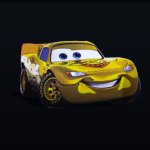 Golden Lightning McQueen