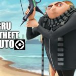 gru theft auto | GRU; THEFT; AUTO | image tagged in gta 5 loading screen girl,despicable me,gru,gta 5,gta,grand theft auto | made w/ Imgflip meme maker