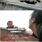 It's Always Sunny In Philadelphia Roof Meme | POSSIBLY NO $H!T, WHAT IF ALL CHARACTERS FROM KINDERWOOD WOULD BE ERASED THE PRESCHOOL SHOW HATEBASE OUT OF EXISTENCE, I'LL BE DAMNED (FICTIONAL CHARACTERS ISN'T REAL):; PRESCHOOL SHOW HATEBASE; GOANIMATE/VYOND COMMUNITY; ALL CHARACTERS FROM | image tagged in it's always sunny in philadelphia roof meme,kinderwood,meme,preschool show hatebase,moment,what if | made w/ Imgflip meme maker