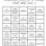 Isabelle_The_GR's Bingo Card