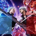 .Luffy. and Huh_Neat dmc duo temp meme