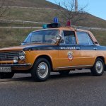 Lada cop car