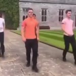 dancing dudes GIF Template