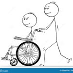 Stick Man In Wheelchair