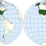 US locator map in Western hemisphere (double)