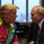 Clown Donald "Joke" Trump and Vladimire Putin