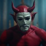 Faux Fake Christian Satan Devil Demom Mask JPP