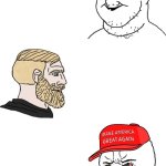 Chad vs maga soyjack