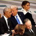 Obama and Trump Carter funeral