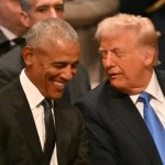 Barack Obama Smiling With Donald Trump