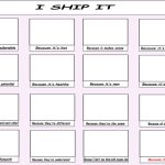 Shipping Chart