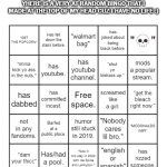 handunits very stupid bingo meme