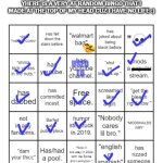 there u go @HandUnit_EB | USED
TO | image tagged in handunits very stupid bingo | made w/ Imgflip meme maker