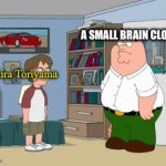 Imagine Dying to a Little Brain clot | A SMALL BRAIN CLOT; Akira Toriyama | image tagged in gifs,anti anime,gojo satoru ballsack,funny,memes,anime | made w/ Imgflip video-to-gif maker