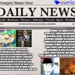 Plotagon News Hour and Curriculum News Newspaper 8 | DURING THE LORICK STYLE SPOOF CAST, LIDDO (KINDERWOOD) HAVE RESPONSE ABOUT THE LOS ANGELES WILDFIRES, ARGUING THE ARSONIST FOR RUINED EVERYTHING ON HOLLYWOOD AND DECIDED TO MAKE A REST IN PEACE TO THOSE PEOPLE WHO LIVED LOS ANGELES, CALIFORNIA. HE WAS FEEL BAD FOR THOSE PEOPLE WHO GOT DIED DURING THE EVENT, CAUSING HIM TO BE SAD AS WELL. #PRAYFORLA; POPPY (THE MINDFUL ADVENTURES OF UNICORN ISLAND), KNOWN FOR HER NUMEROUS RECASTS ON VARIOUS LORICK STYLE SPOOF CAST OUT OF THOSE MOVIES, STRUGGLING HER ROLE FOR THE MAIN CHARACTER SAWYER VALENTINI, IN LORICK STYLE SPOOF CAST OUT OF 2018 FILM UNSANE AS PART OF THE 2010S-2023 STEVEN SODERBERGH FILMS IN HONOR OF PRESENCE AND BLACK BAG WILL BE BOTH RELEASE THIS YEAR | image tagged in plotagon news hour and curriculum news newspaper,meme,spoof cast,the mindful adventures of unicorn island,wildfire,kinderwood | made w/ Imgflip meme maker