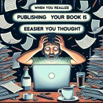 Humorous writing meme :'When you realize publishing your book is