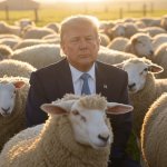 Donald Trump Sheep flock sheeple MAGA