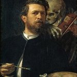 death playing violin