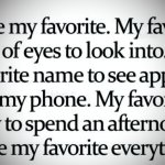 My favorite.