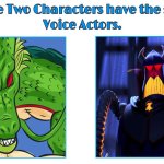 same voice actor | image tagged in same voice actor,zurg,dragon ball z,toy story,anime,dragons | made w/ Imgflip meme maker