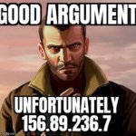 good argument unfortunately meme