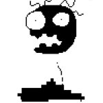 8 bit exploded zombie meme