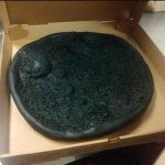 Burnt pizza