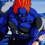 Super 13 punching Goku in the Balls GIF Template