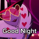 Valentino good night GIF Template