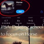 Deleting school to focus on horse meme