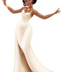 Tiana in her White Dress
