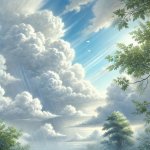 Clouds in the sky