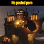 He posted porn