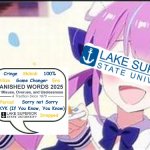 ‘Cringe,’ ‘era’ and other Gen Z slang banned in 2025, university declares: ‘Words matter!’ (New York Post, 13/1/2025) | image tagged in minato aqua holding a plate,memes,word usage,banned from speaking | made w/ Imgflip meme maker