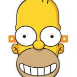 Homer Simpson Paper Mask