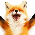 Happy fox