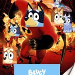 The Incredibles Movie Poster: Bluey Version | THE LEGO MOVIE; ALL SUITS DESIGNED BY MUFFIN HEELER | image tagged in the incredibles,bluey,incredibles,pixar,disney | made w/ Imgflip meme maker