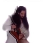 Jesus playing gutar GIF Template