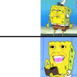 spongebob spending reversed