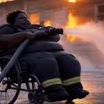 disabled fireman wheelchair