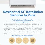 Residential AC Installation Services In Pune