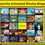 favorite animated movies bingo | image tagged in favorite animated movies bingo,bingo,classic movies,studio ghibli,movies,cartoons | made w/ Imgflip meme maker