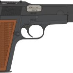 Browning Hi-Power (with flip-sight)
